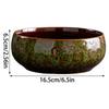 Bowl Planter Decorative Hydroponic Pot Ceramic Leakproof Spacious Bowl Planter For Indoors And Outdoors Succulents And Flowers
