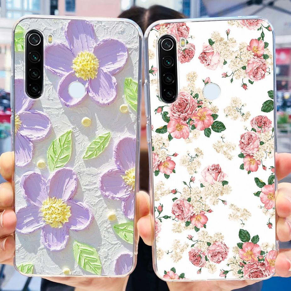 For Xiaomi Redmi Note 8 Case Note 8T Luxury Painted Cover Clear Silicone Phone Case For Redmi Note 8 Pro Note8 Note8T Soft Shell