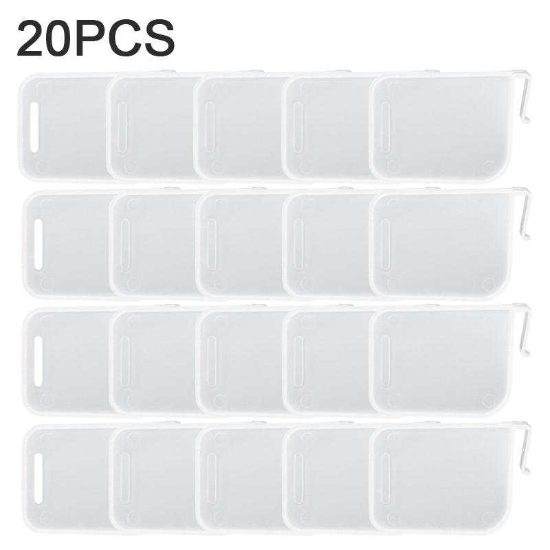 5-80PCS Refrigerator Organizer Adjustable Divider for Fridge Shelves Drawers Food Storage Kitchen Declutter Kit