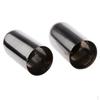 2PCS Titanium Black Stainless Exhaust Tips For 2009 A4/A4L/Q5/Q3/A3//A5/A6//A8/