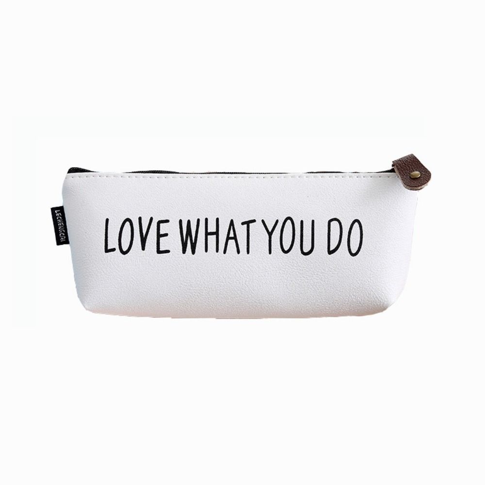 PU Pencil Case Large Capacity Pen Storage Bag New Pencil Box  Gift