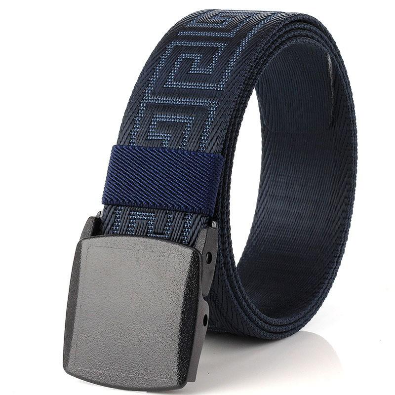 

Security Inspection Training Belt Upgraded Second-generation Zigzag Twist Nylon 120cm королівський синій колір