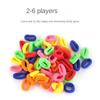 Kids Montessori Toy Early Educational Fingers Ring Game Elastic Bands Color Cognition Think Training Battle Table Game with Card