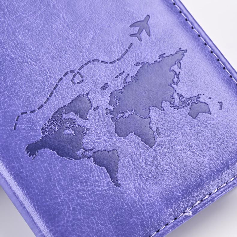 2024 Color-Changing 66-Pattern PU Passport and Ticket Holder