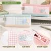 Large Capacity Pencil Storage Case Zipper Closure Cosmetic Organizer Lipstick Case  School Supplies
