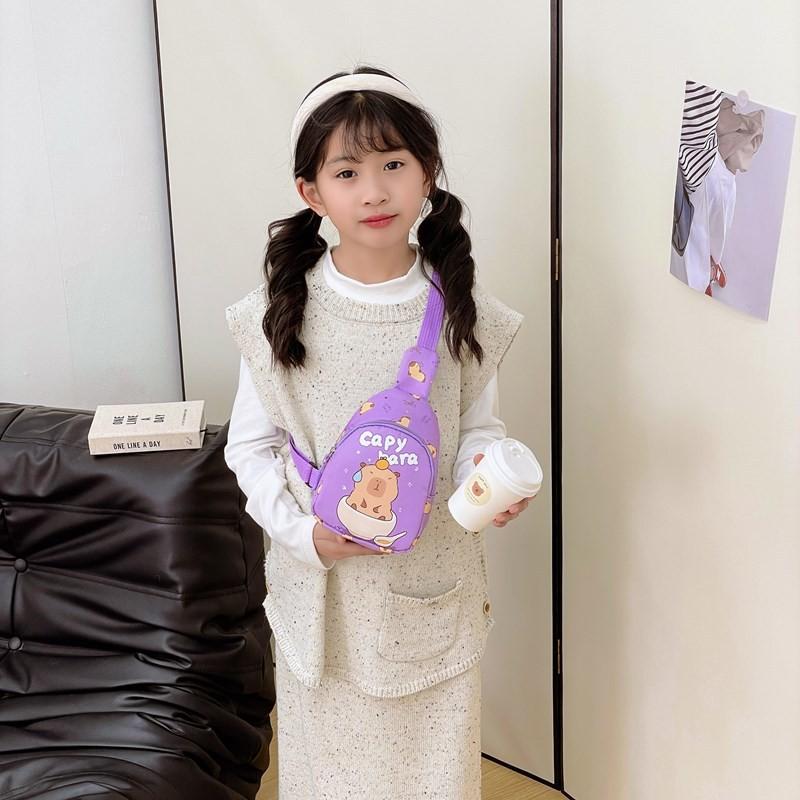 Lightweight Unisex Colorful Kids Crossbody Bag With Fun Print Adventures Outdoor