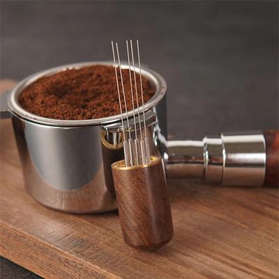 Stainless Steel Coffee Tamper & Ground Leveler – Needle WDT Tools, Espresso Stirrer, Premium Barista Accessories
