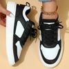 Classic Board Shoes Women Fashion PU Leather Sneakers Men Trendy Flats Casual Versatile Platform Shoes Lace-up Casual Trainers