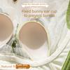 Wire-free Breathable Rabbit Ear Crystal Cup Lace Bra Shaping Underwear That Supports Side Breast Tissue