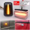 Amber LED Front Bumper Side Marker Light Flowing Turn Signal Lamp For Volvo 850 V40 V70 S40 240 740 C70 940 S70 S90 960 760 780
