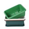 Vegetable Planter Shatterproof Impact Resistance Drain Hole Design Rectangular Flower Pot Windowsill Planter Box Garden Supplies