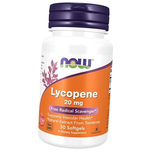 

Лікопін, Lycopene 20, Now Foods 50гелкапс (70128015) 50softgels