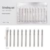 Russian Style Manicure Tool Set with Diamond & Tungsten Steel Grinding Heads