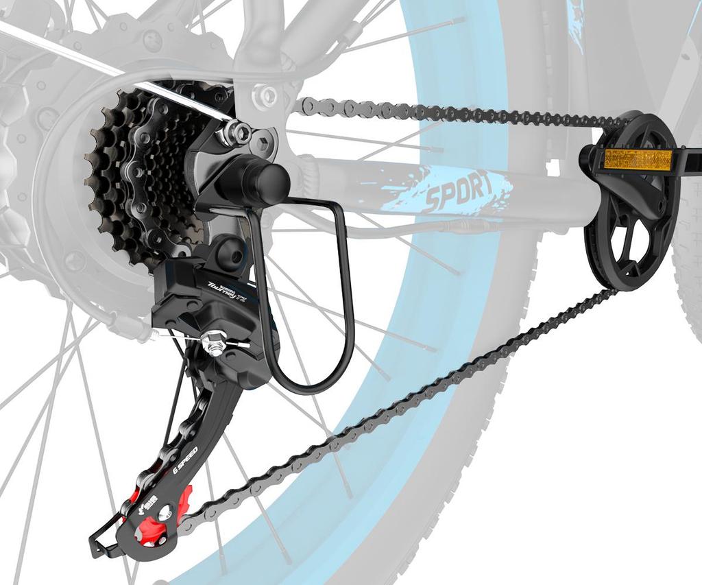 Elektrofahrrad für Erwachsene Vitilan H5 1000W x2 Motor LCD-Display 52V 25AH Shimano 7-Gang All-Terrain E-Bike Maximale Zuladung 150kg Blau