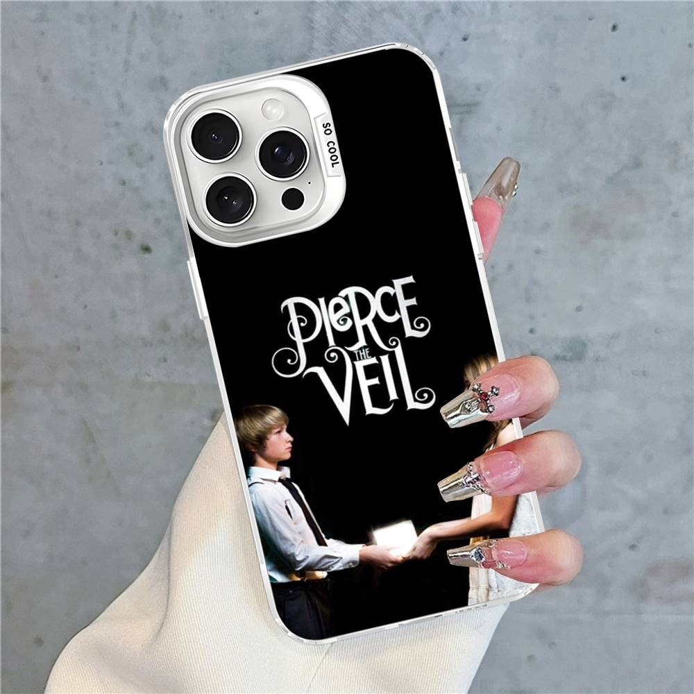 P-Pierce The Veil Band Phone Cases For iPhone 17 16e 15 14 13 12 11 Plus Pro Max ProMax Colorful Covers