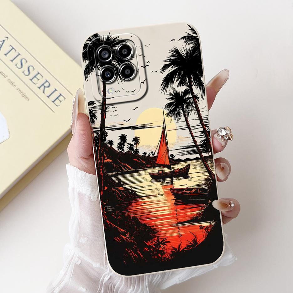 For Samsung Galaxy M33 5G Case SM-M336B New Candy Painted Cover Soft Silicone Phone Case For Samsung M33 M 53 Galaxy M53 5G Bags