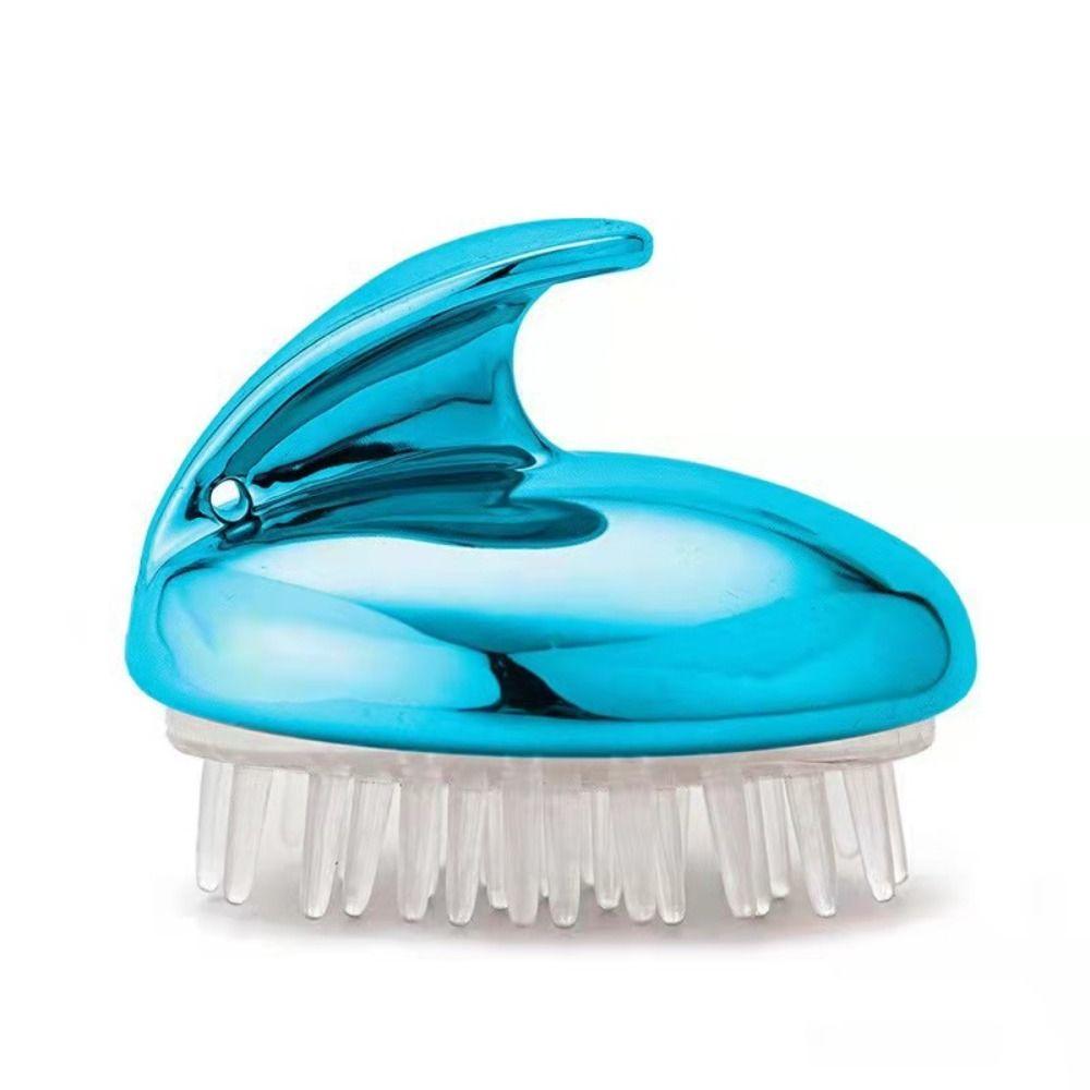 Handheld Silicone Massage Comb SPA Hair Washing Comb Soft Shower Brush  Women