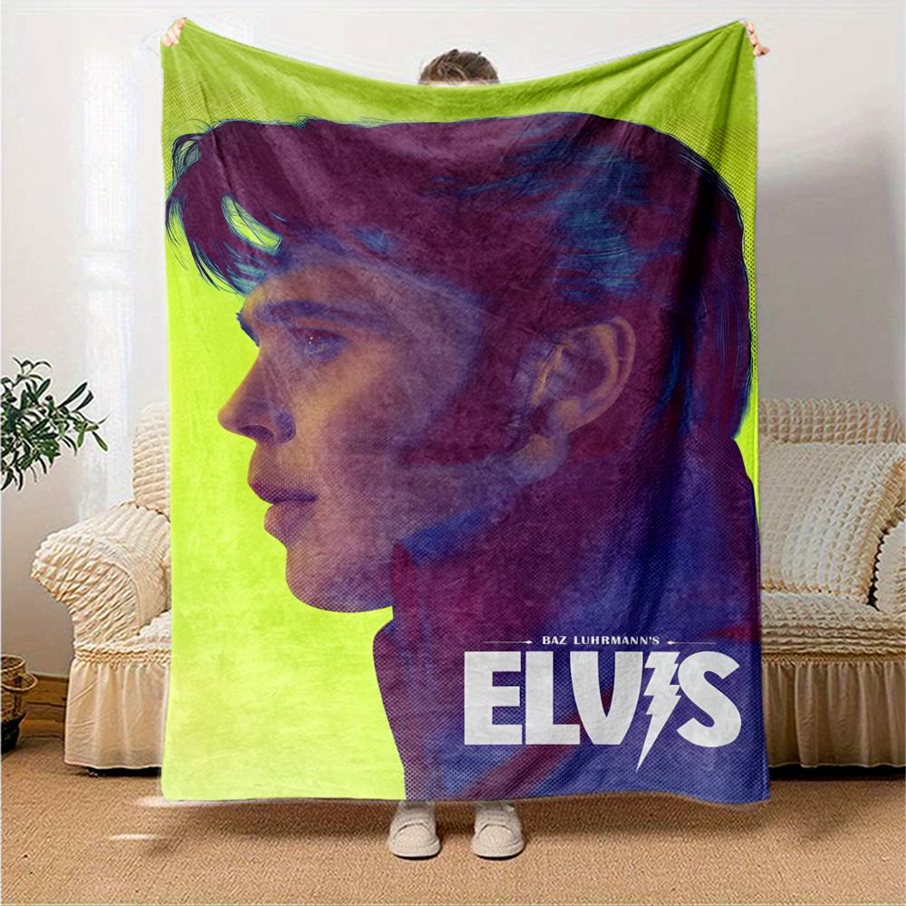 Elvis Presley Blanket Soft Warm Cozy Suitable For Office Bed Office Chair For All Occasions Stylish Decor Gift For Travel Home Birthdays