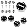 Type 3J New Jimny Emblem Number Bolt Cap Set of 4 Jimny Sierra General Purpose Chrome Plated Body BG BRAGA