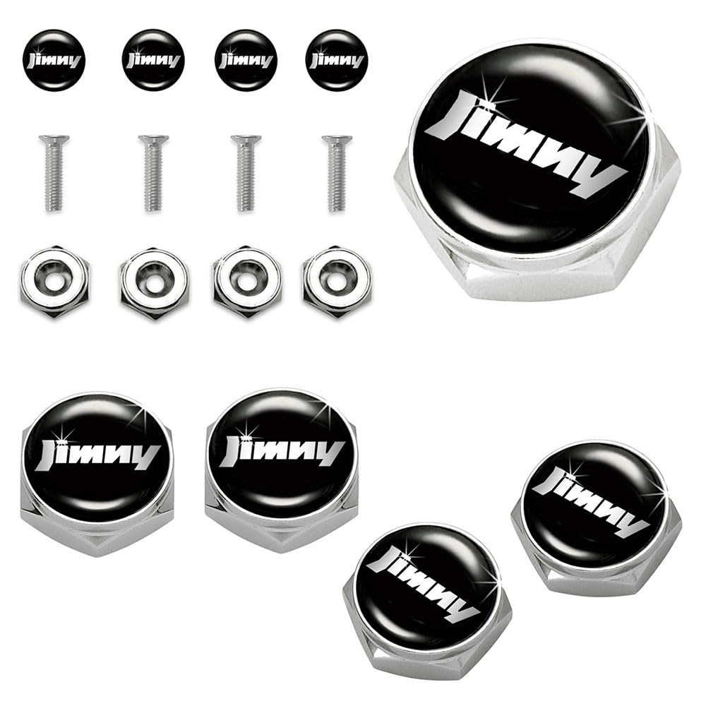 

Type 3J New Jimny Emblem Number Bolt Cap Set of 4 Jimny Sierra General Purpose Chrome Plated Body BG BRAGA чёрный