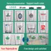 Qiewei Thickened Disposable Hard Plastic Cups