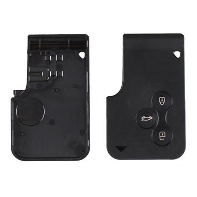 Renault Clio Megane Scenic için 3 Düğme Yedek Uzaktan Anahtar Kart Shell Kılıf