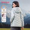 YAYA Women's Lightweight Hooded Duck Down Jacket