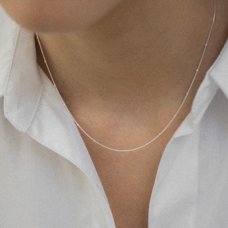 NORMALLEE [Silver 925] Moss Necklace