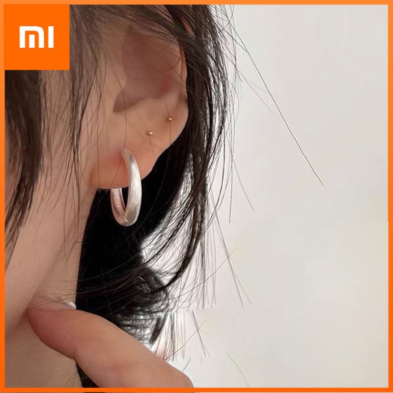 Xiaomi BF CLUB 925 Sterling Silver Round Shinning Earrings For Women Girl Sexy Fashion Trendy Jewelry Gift Party Wedding Pendientes
