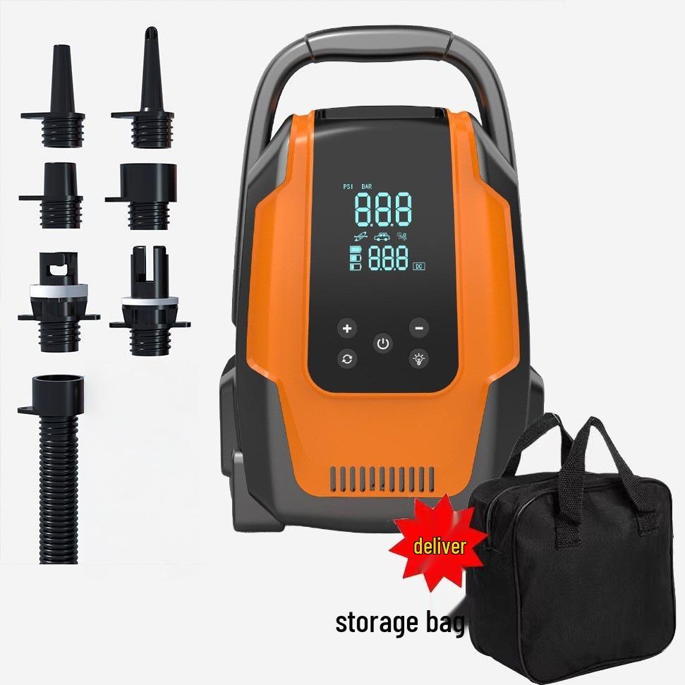 Kompakte kabellose elektrische Luftpumpe für Auto, Zelt, SUP, Kajak
