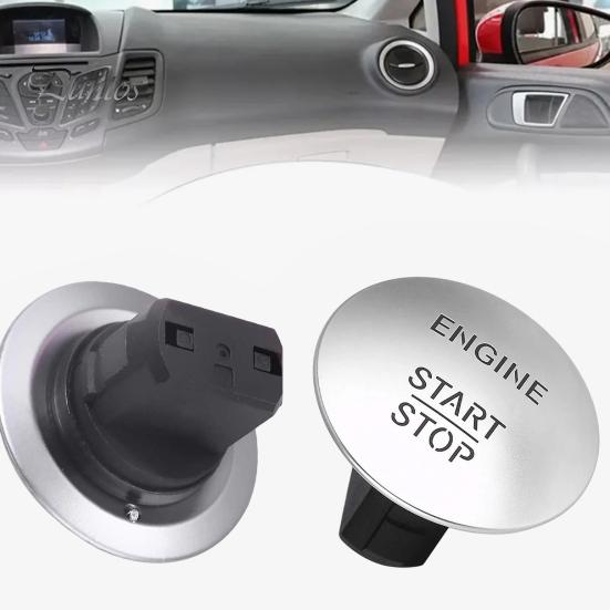 for Mercedes Benz Start Switch Button Engine Stop Benz, Car Push Metal Panel Butto Starter Switch, Button, Replacement Accessory