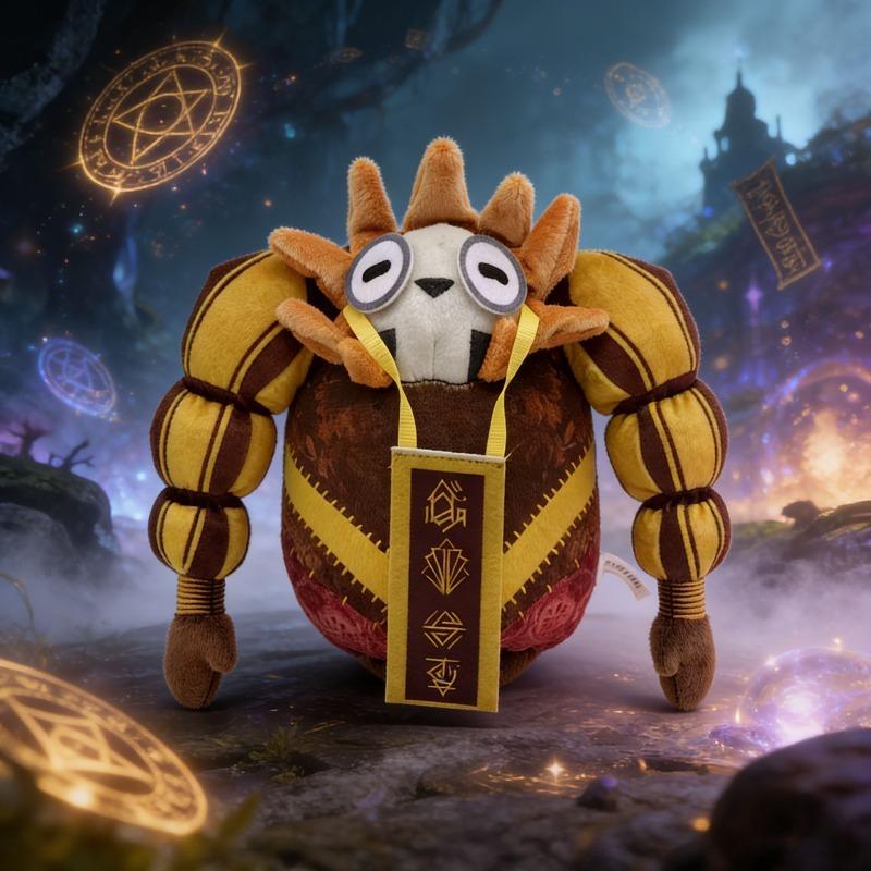 

Clair Obscur Expedition 33 Esquie Plush Toy Soft Stuffed Monster Doll Collectible Anime Plush Figure for Fans Home Room Decoration Gift for Kids Adult 25cm коричневый