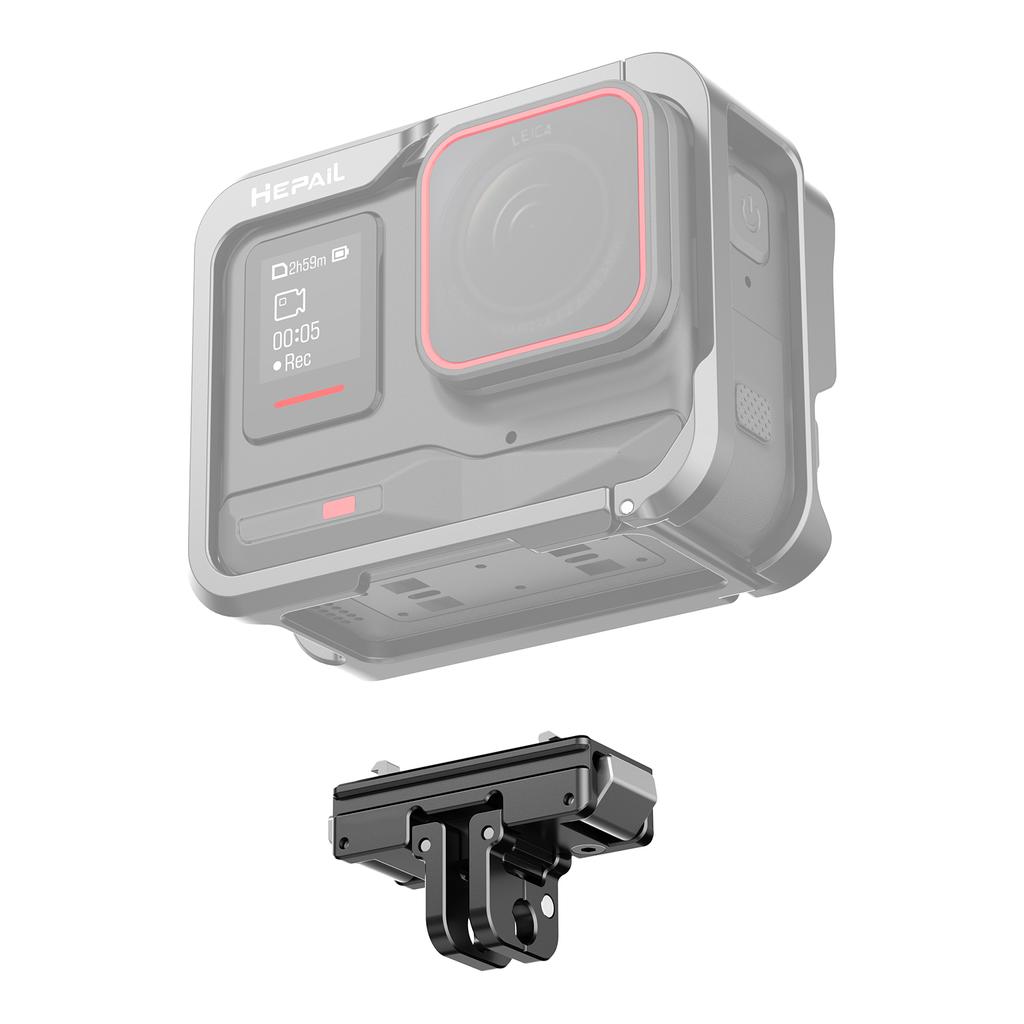 Magnetyczny uchwyt szybkiego zwalniania do kamery sportowej Magnetyczny adapter do mocowania ze stopu aluminium Zamiennik