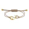 Collection Power Cygne Classique Bracelet Plaqué Or Femme bracelet Gris Marron 5508527