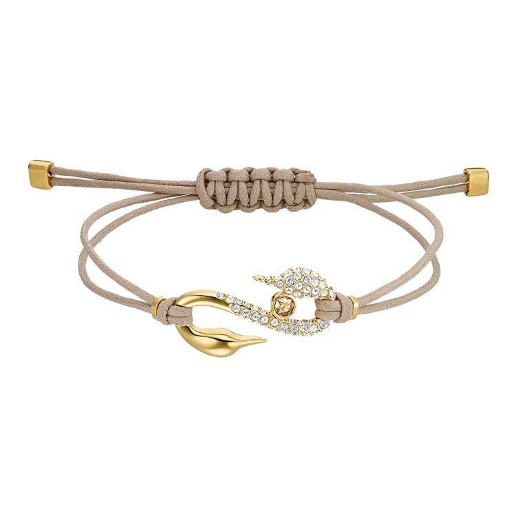 Swarovski Power Collection Classic Swan Gold-Plated Bracelet Women bracelet Gray Brown 5508527 Box (Random Color)
