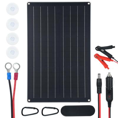 Painel solar monocristalino de alta eficiência de 30 W para armazenamento de energia externa de celular