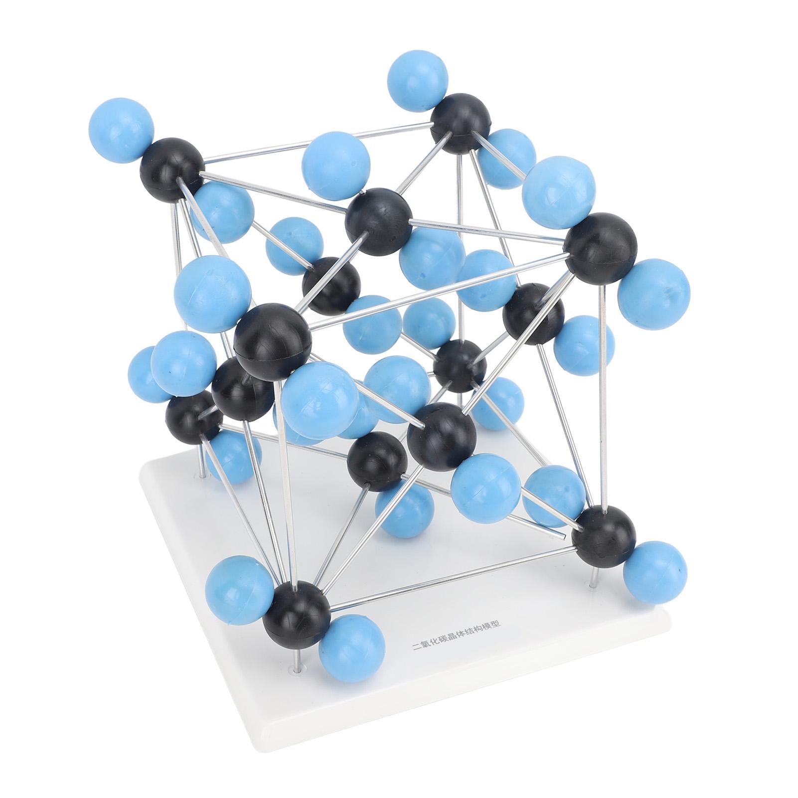 Chemistry Molecular Model Kit Dioxide Carbon Atoms with Single Bonds Chemical Learning Teaching Tools plastic