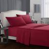 Solid Color Bed Linen Set Sheets Full Sets Mattress Cover Flat And Fitted Sheet With Pillowcases Twin Full Queen King Size