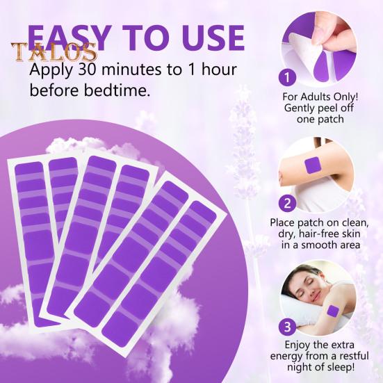 30/60Pcs Sleep Patches Natural Plants Fast Acting Sleep Aid Patches Portable Travel Men Women Body Fatigue Relief Deep Sleeping Stickers
