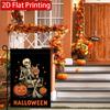 2D Flat - 2D Flat Rocking Chair Skeleton Drinking Coffee Halloween Garden Flag 2-28X40 Inch Outdoor Garden Flag Double-Sided Home Decoration Courtyard