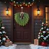 Simulation Heart-shaped Soft Rubber Ring Garland Pendant Christmas Holiday Outdoor Decoration