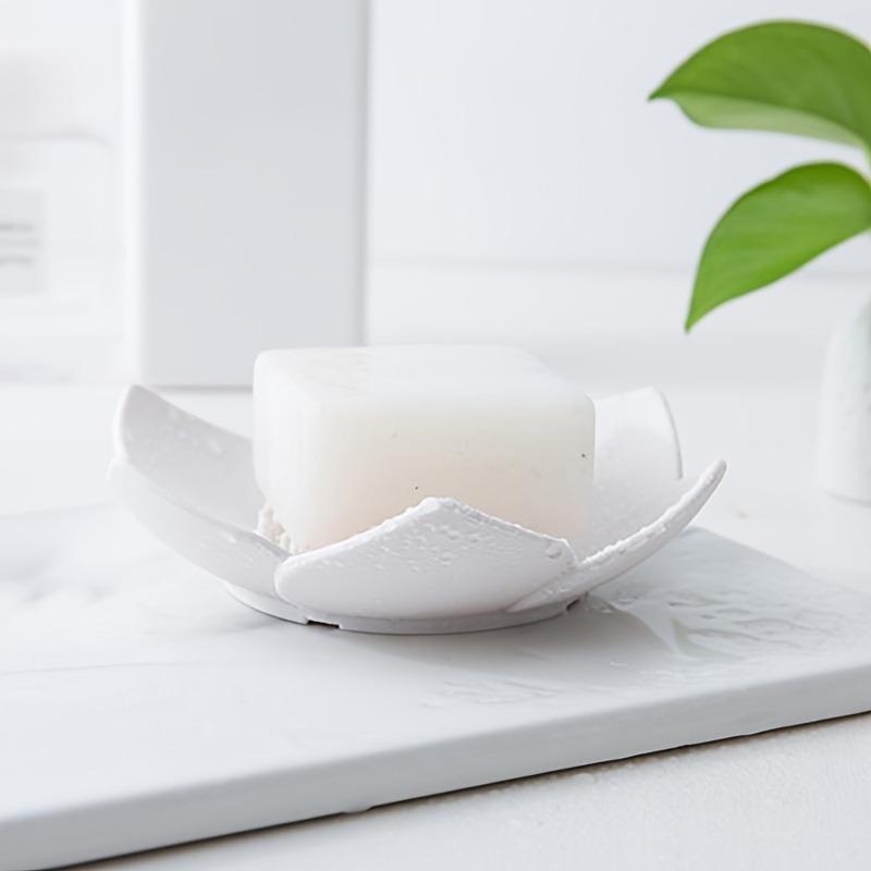 1/2pcs Bathroom Soap Box for Lotus Design Soap Holder Soap Box Drain Box Bathroom Accessories.soap box