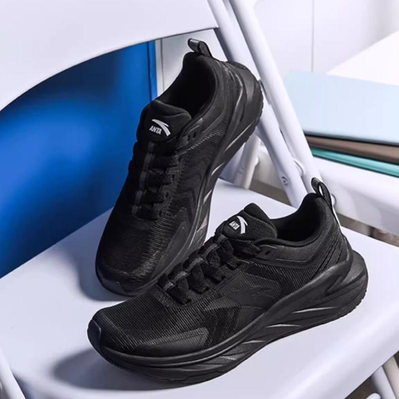 Anta Wishing Mountain Comfortable Versatile Shock Absorbing Non-Slip Wear-Resistant Low-Top Training Shoes Men Training Shoes Black 912528892-1