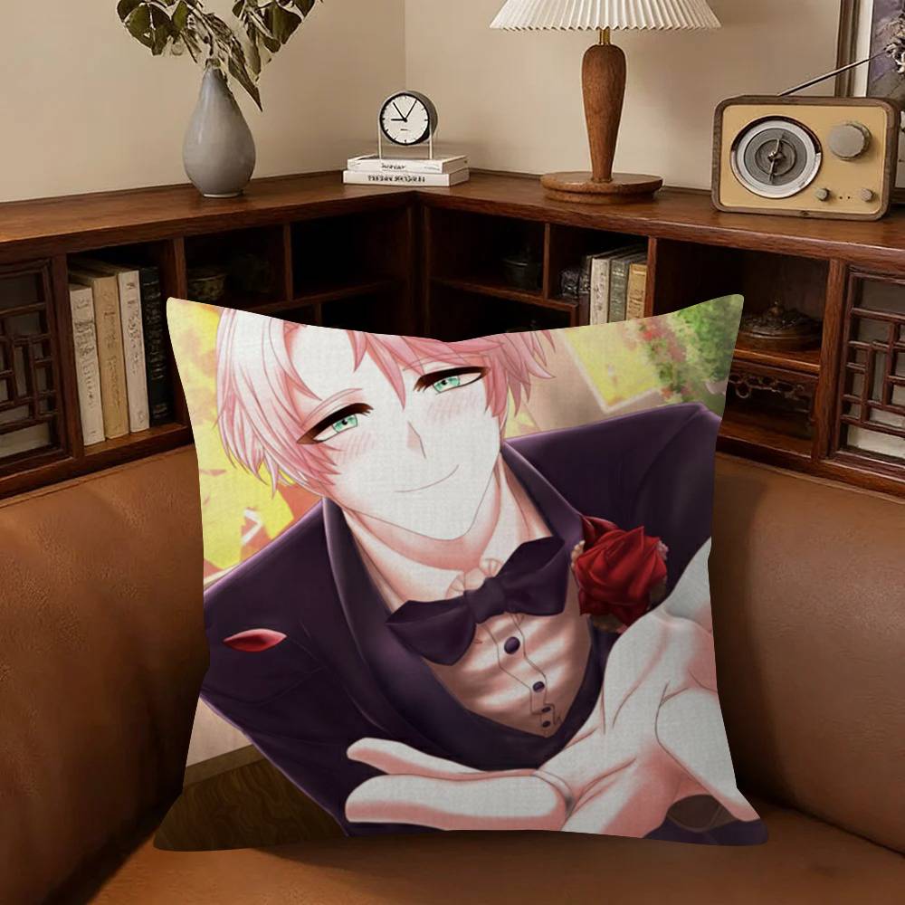 Anime Game Mystic Messenger Pillow Anime Pillow Sofa Bed Head Pillow Cover Cushion Cover Fashion