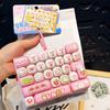 Cartoon Animal 26 Grids Keyboard Clicker Keychain Cute Fidget Bag Pendant  Office
