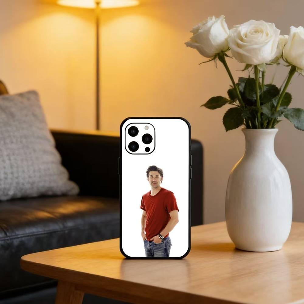 Patrick-s DD-Dempsey Phone Case For iPhone 16,15,14,13,12,17,Pro Max,Plus Silicone Black Case
