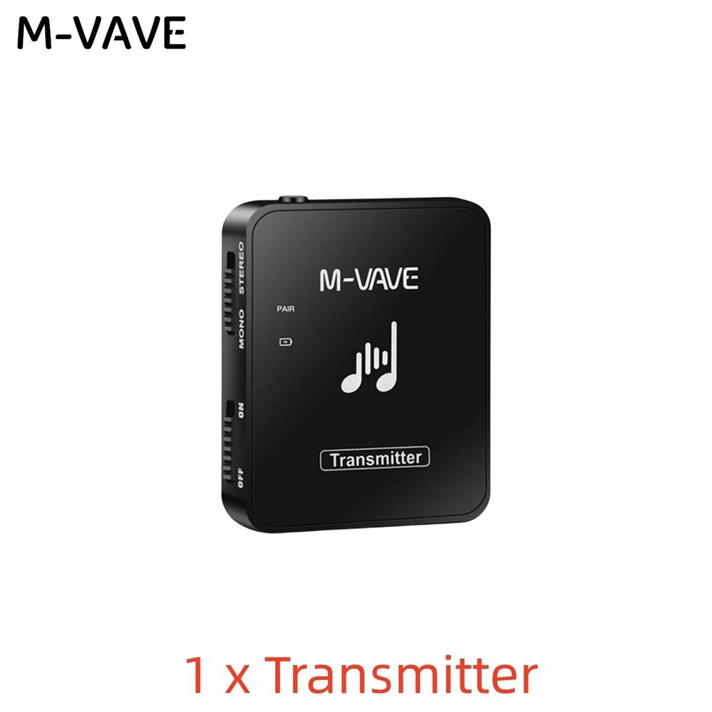 M-VAVE WP-10 Wireless In-Ear Monitor System | 2.4G Low-Latency, 30M Range for Live/Studio/Rehearsal