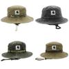 Cappello da Pescatore Uomo Donna Protezione Solare Estiva in Cotone con Ampia Visiera Pieghevole e Rete per Escursioni di Pesca Estive