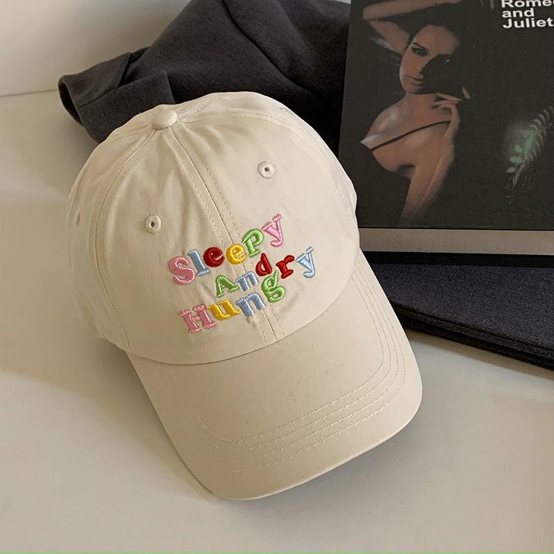 Korean Green Baseball Hat Women's Spring and Summer Soft Top Hat Versatile Face Showing Small Duckling Cap Wide Brim Trendy