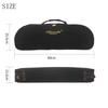 M MBAT 4/4 Violin Storage Case Simple Black Organiser with Strap Portable Canvas Violin Suitcase Professional Violin Accessories